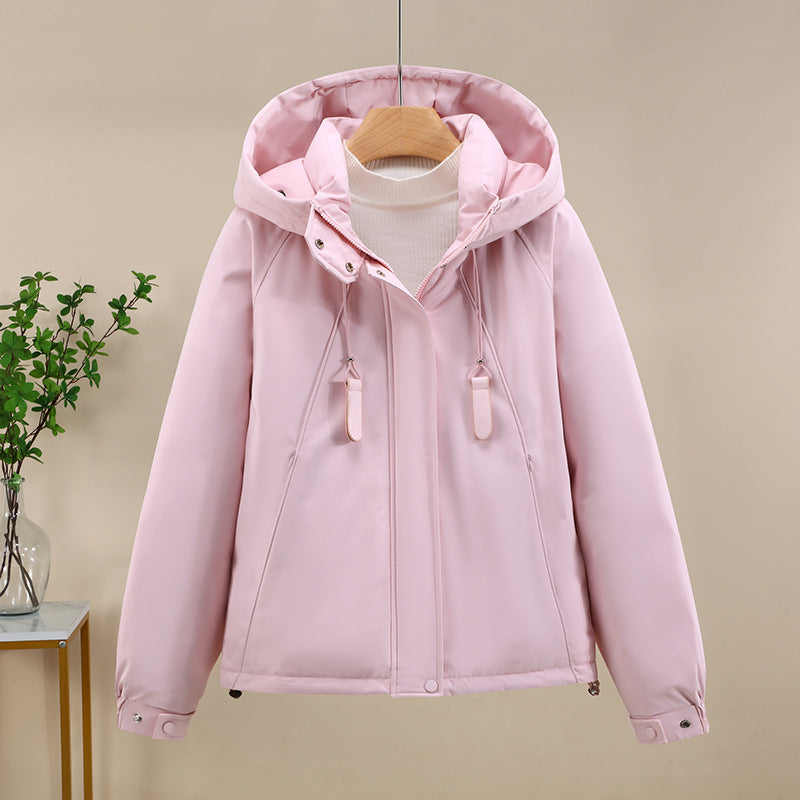 Damen Funktionale Softshelljacke mit verstellbarer Kapuze und hochwertigen Reißverschlüssen Drune