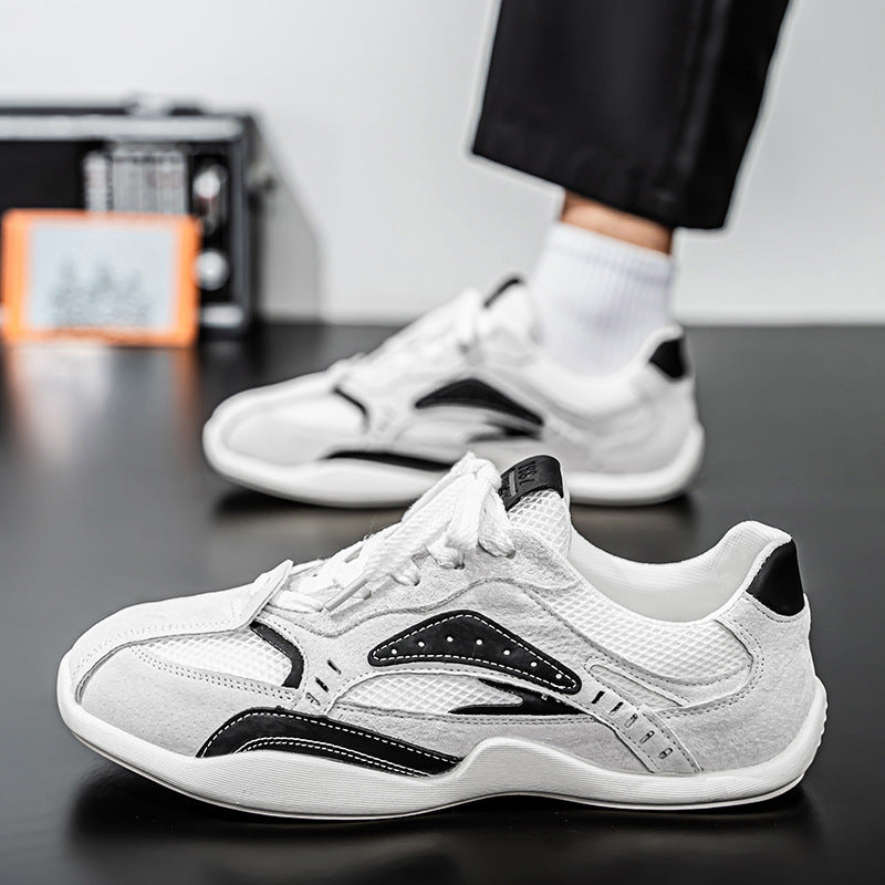 Herren Wildleder-Mesh Casual-Sneaker mit ergonomischer Komfortsohle Drune