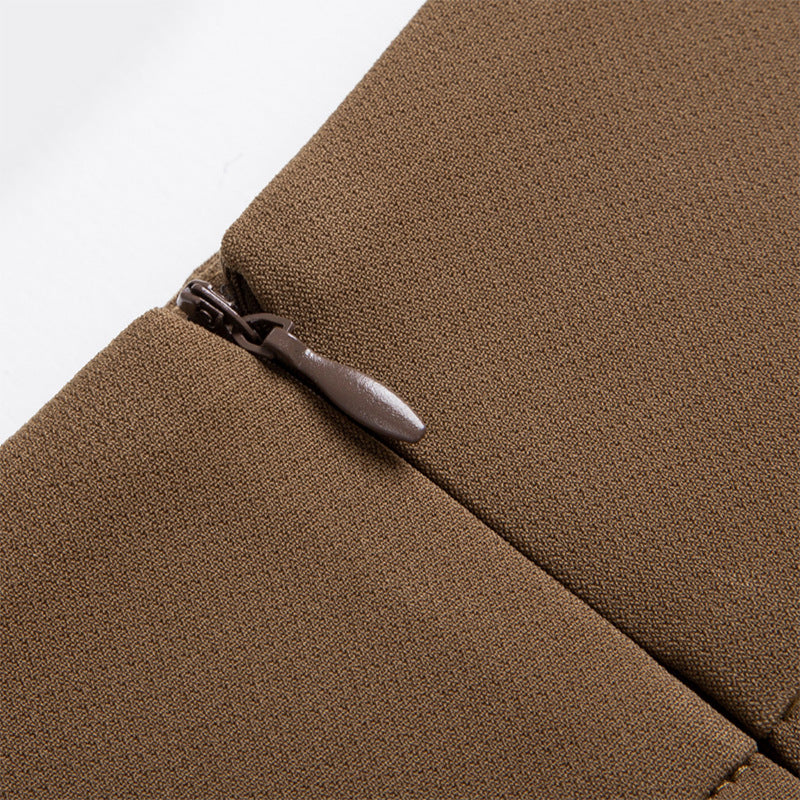 Damen Eleganter Bleistiftrock mit Knopf-Detail Drune