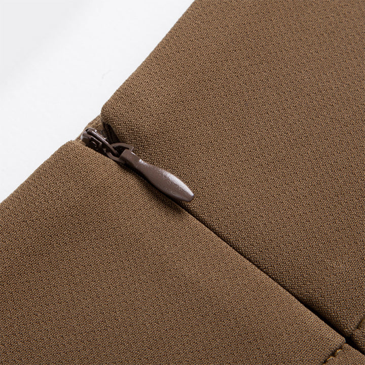 Damen Eleganter Bleistiftrock mit Knopf-Detail Drune