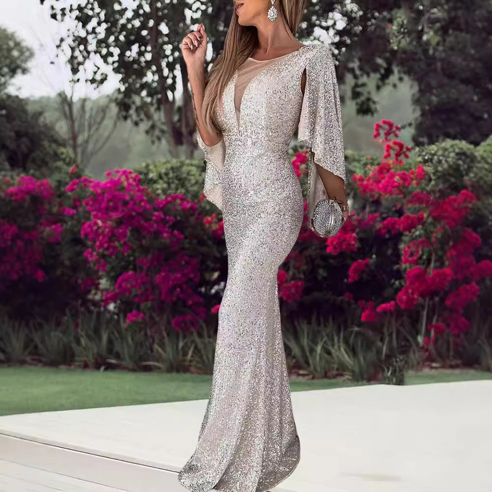 Damen glamouröses Abendkleid Drune