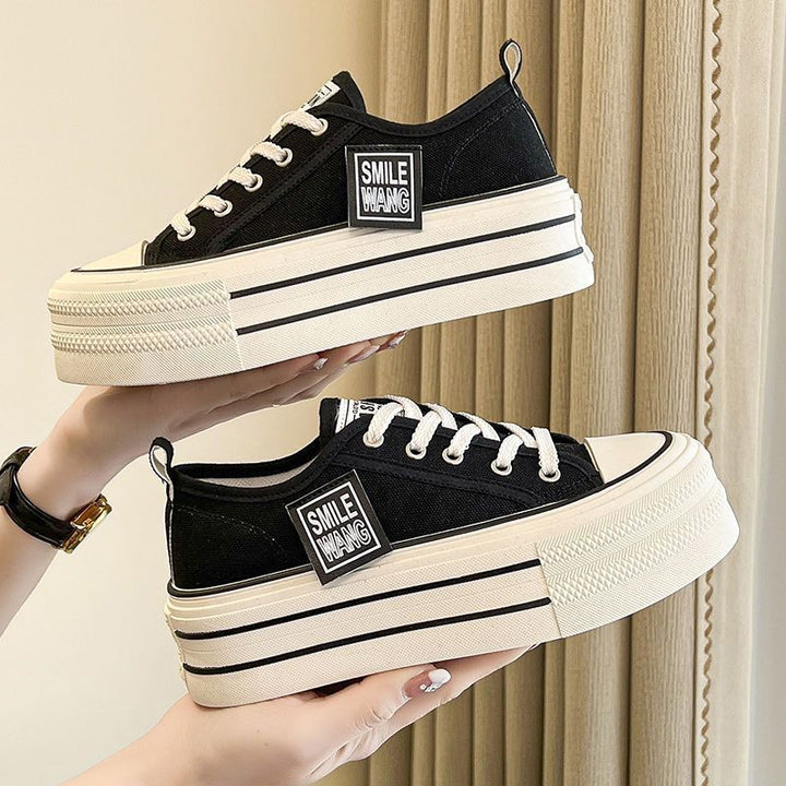 Damen Plattform Sneakers mit modischem Oversized-Style und hochkomfortabler Sohle Drune