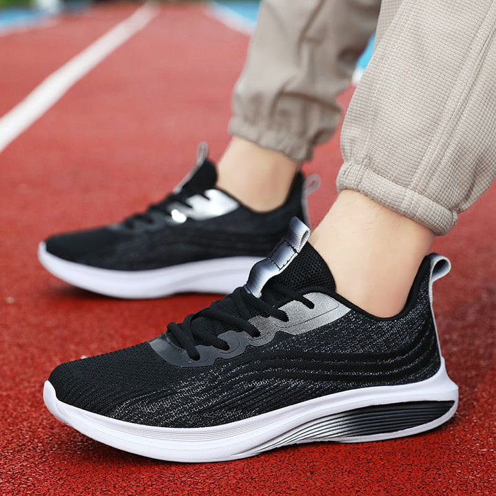 Herren Laufschuhe mit atmungsaktivem Obermaterial und stoßdämpfender Sohle Drune