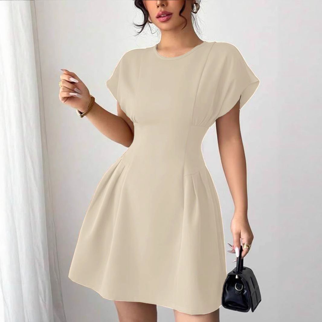 Damen Wickelkleid mit elegantem Schnitt und fließendem Rock Drune