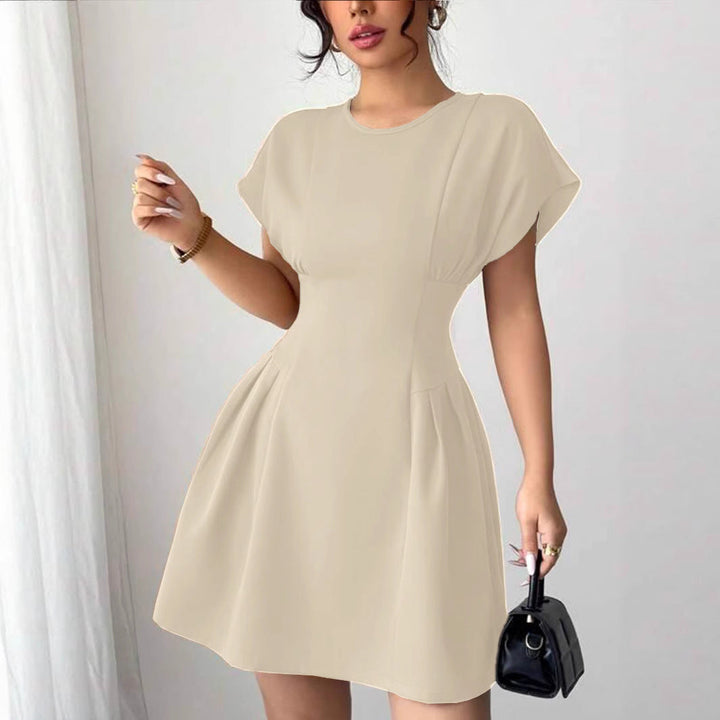 Damen Wickelkleid mit elegantem Schnitt und fließendem Rock Drune