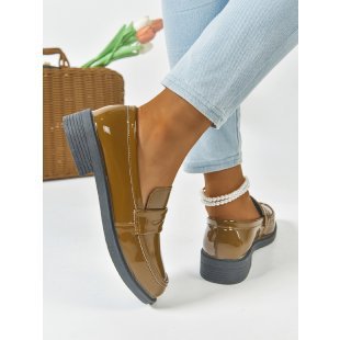 Damen modische Slipper mit trendigem Glanz und rutschfester Sohle Drune