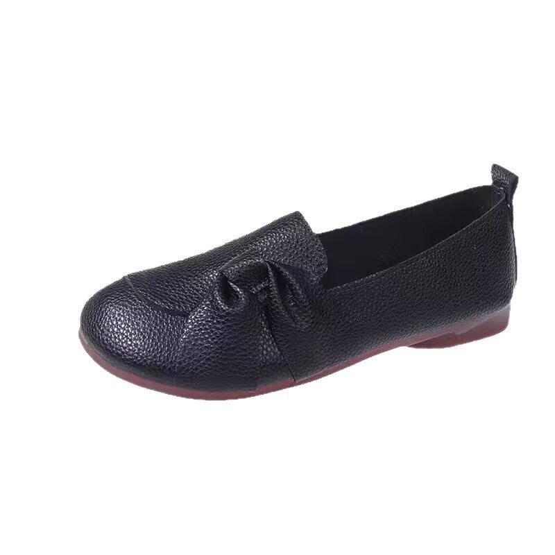 Damen Ballerinas mit modischem Knotendetail Drune