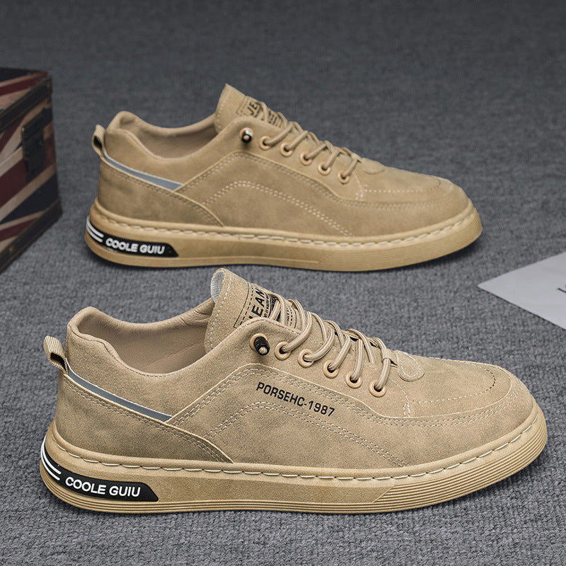 Damen lässige Sneaker aus hochwertigem Wildleder mit rutschfester Sohle Drune