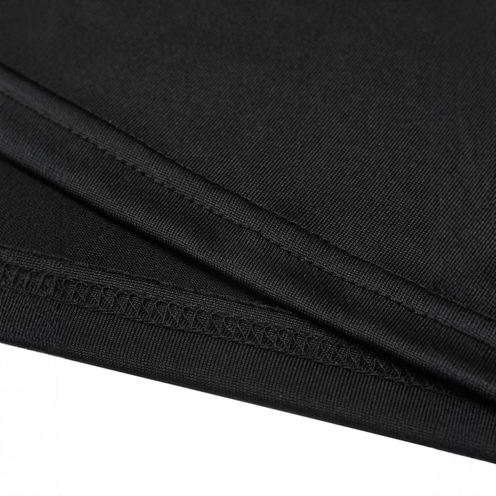 Damen Kurzarm T-Shirt mit elegantem Schleifenmuster und figurbetontem Design Drune