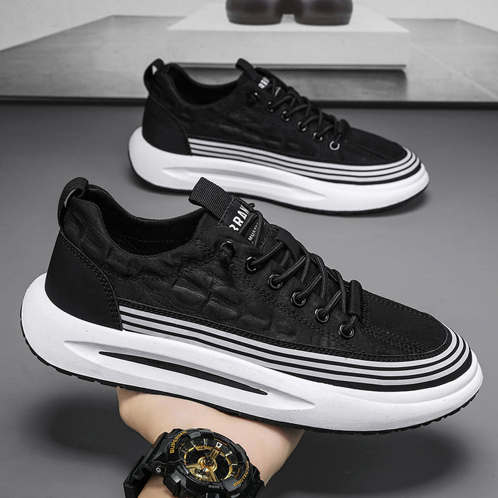 Herren Urbaner Chunky-Sneaker mit gestreifter Zwischensohle und gepolsterter Fersenkappe Drune