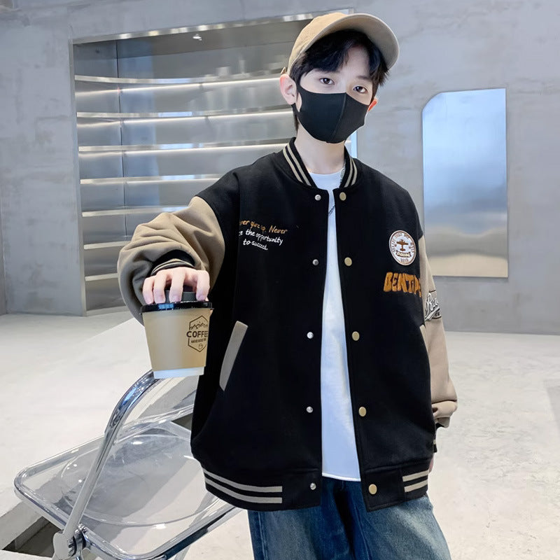 Unisex lässige Collegejacke mit einzigartigen Stickereien Drune
