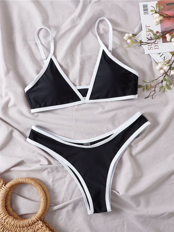 Damen Triangel-Bikini mit eleganter Naht und sportlichem Schnitt Drune