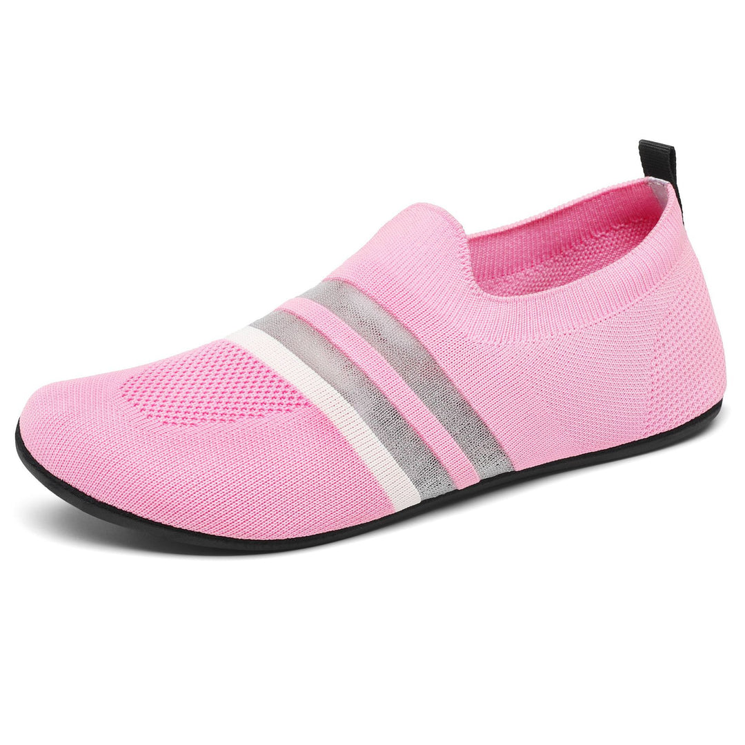 Damen nan ultra-flexibler Strick-Ballerina mit sockenähnlichem Schaft, elastischem Einstieg und rutschfester Flexsohle Drune