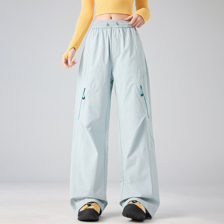 Herren Weite technische Cargo-Hose mit Utility-Taschen und elastischem Bund Drune