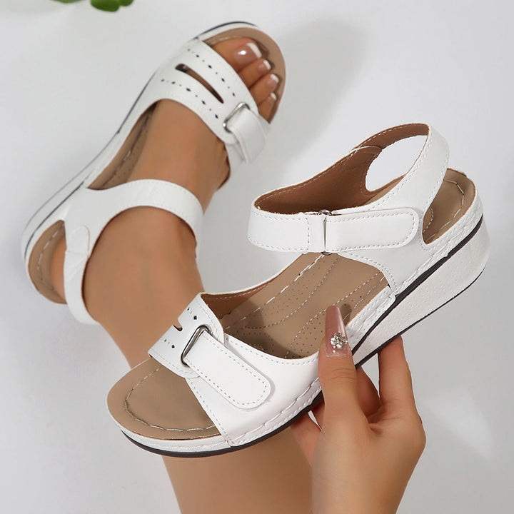 Damen Komfort-Sandalen mit verstellbarem Riemendesign Drune