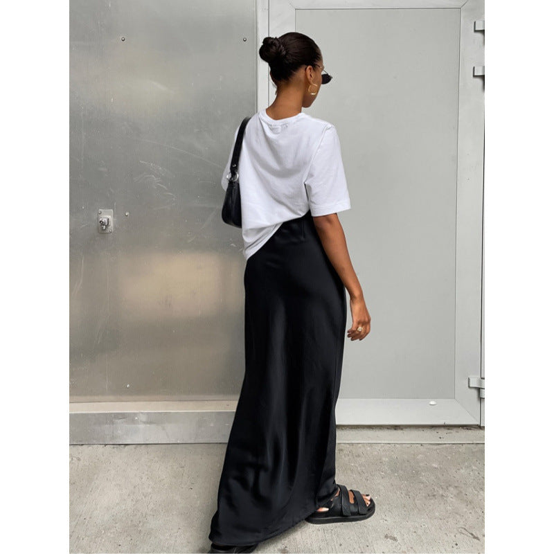 Damen Elegante Midi-Rock Drune