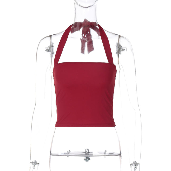 Damen Crop-Top mit Halteroberteil und eleganter Passform Drune