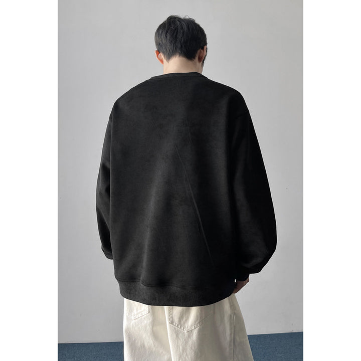 Herren Modischer Sweatshirt mit praktischem Schultergurt Drune