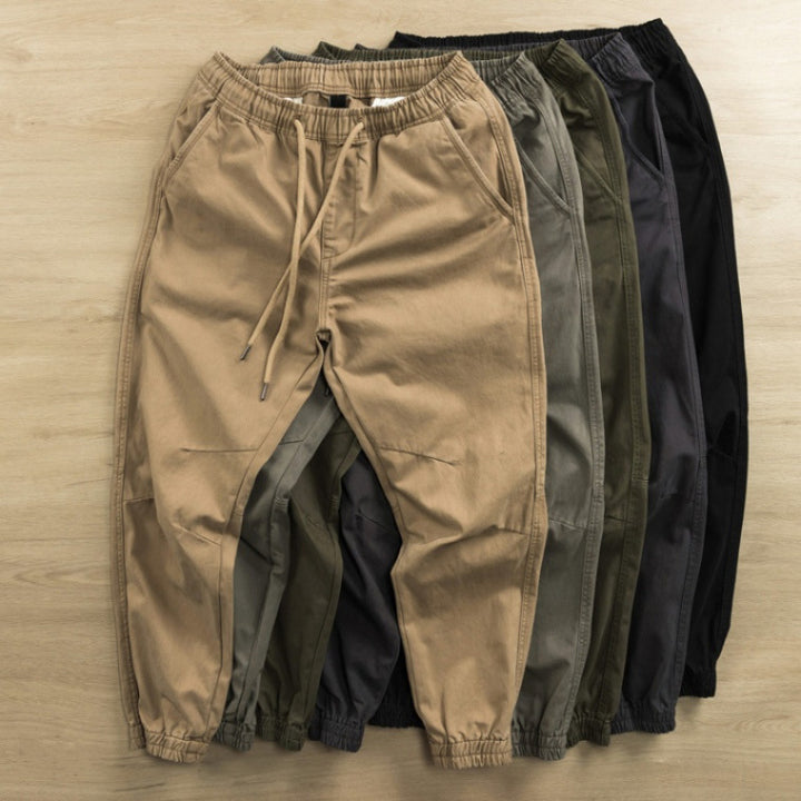 Herren bequeme Cargo-Hose mit elastischem Bund und praktischen Taschen Drune