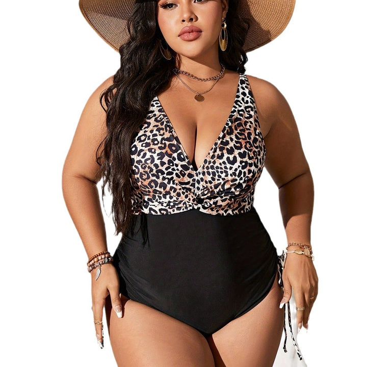 Damen Eleganter Badeanzug mit modischen Tiermotiven Drune