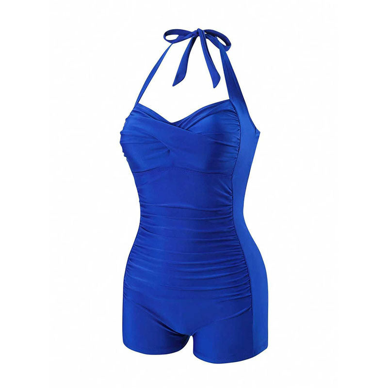 Damen Einteiler Badeanzug mit halterneck Design und moderner Passform Drune