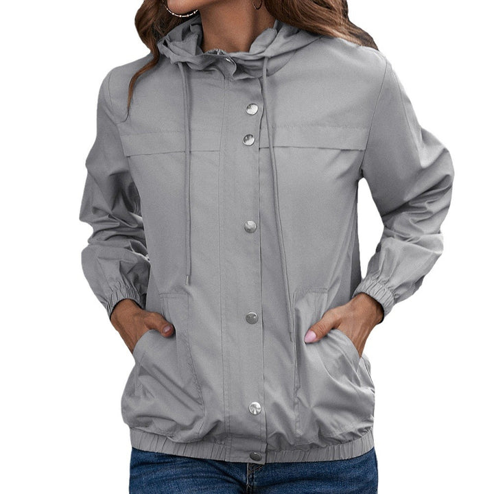 Damen Funktionsjacke mit Kapuze und elastischen Bündchen Drune