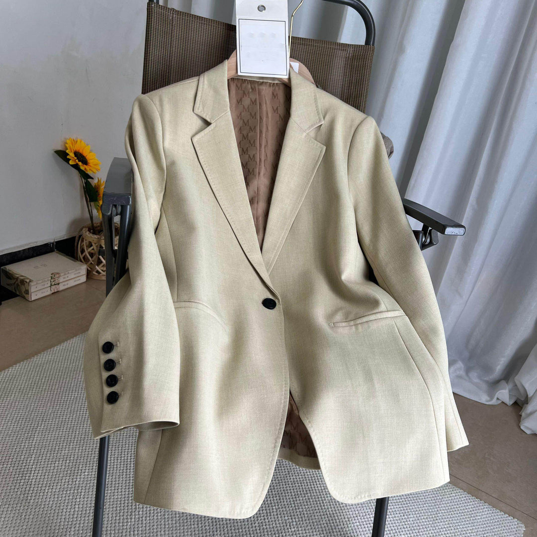 Damen Eleganter Blazer mit klassischem Schnitt Drune
