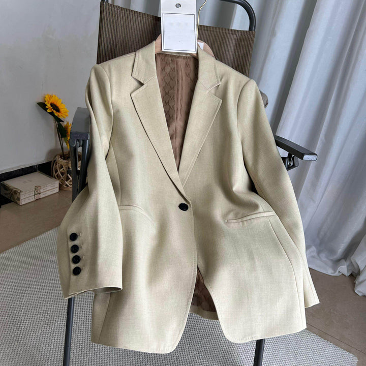 Damen Eleganter Blazer mit klassischem Schnitt Drune