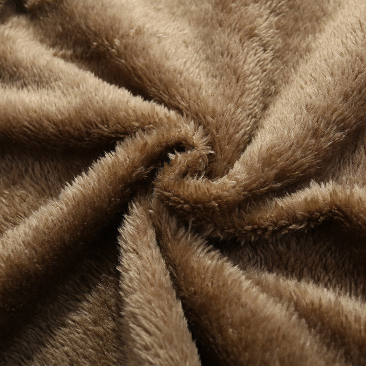 Herren wattierte Canvas‑Weste mit wärmender Teddyfutter‑Innenlage und praktischen Taschen Drune