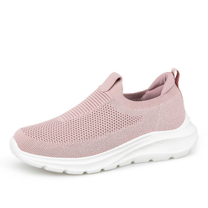 Damen nan nahtloser Strick-Slip-On mit elastischem Einstieg, gepolstertem Komfortfußbett und profiliertem Leichtlaufsohlen-Design Drune
