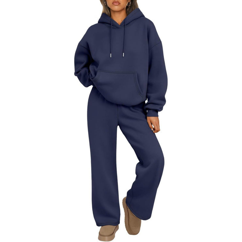 Damen Bequemer Oversized Jogginganzug Drune