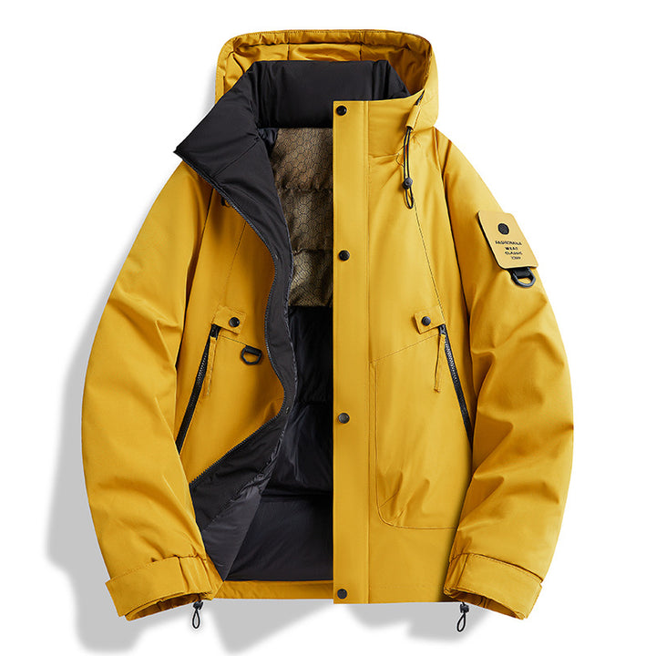 Herren Technischer Urbanparka mit Thermoisolierung und multifunktionalen Taschen Drune