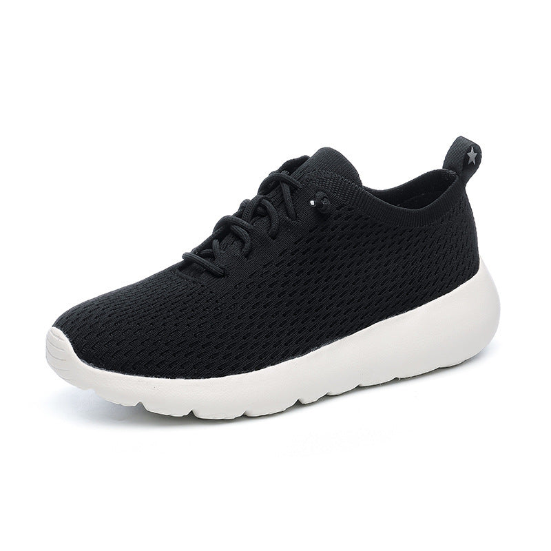 Unisex atmungsaktive Strick‑Slip-On Sneaker mit elastischem Schaft, Zuglasche und gedämpfter Leichtsohle Drune