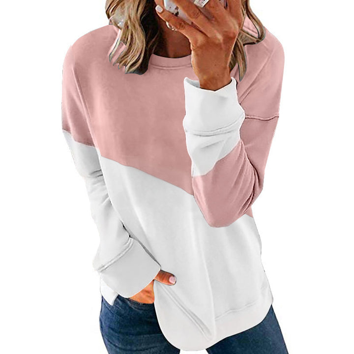 Damen Sweatshirt im modernen Farbblockdesign Drune