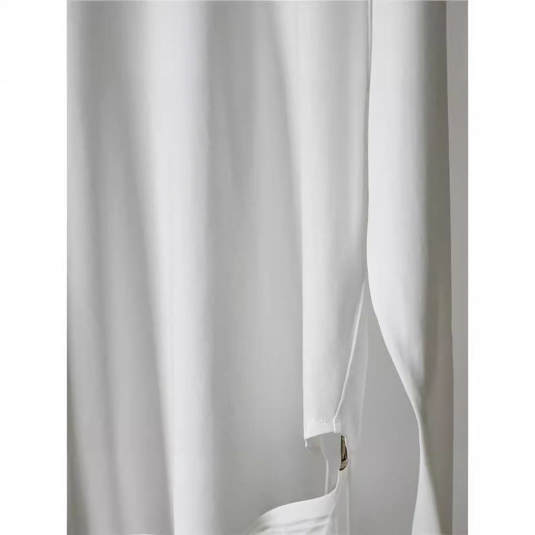 Damen Bequeme Langarm-T-Shirt Drune