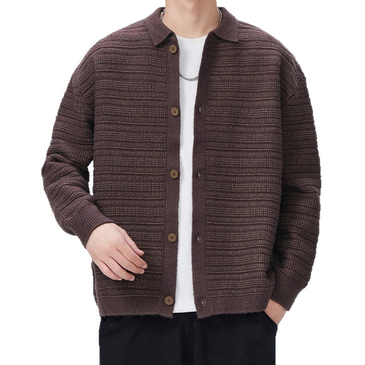 Herren Modische Strickjacke Drune
