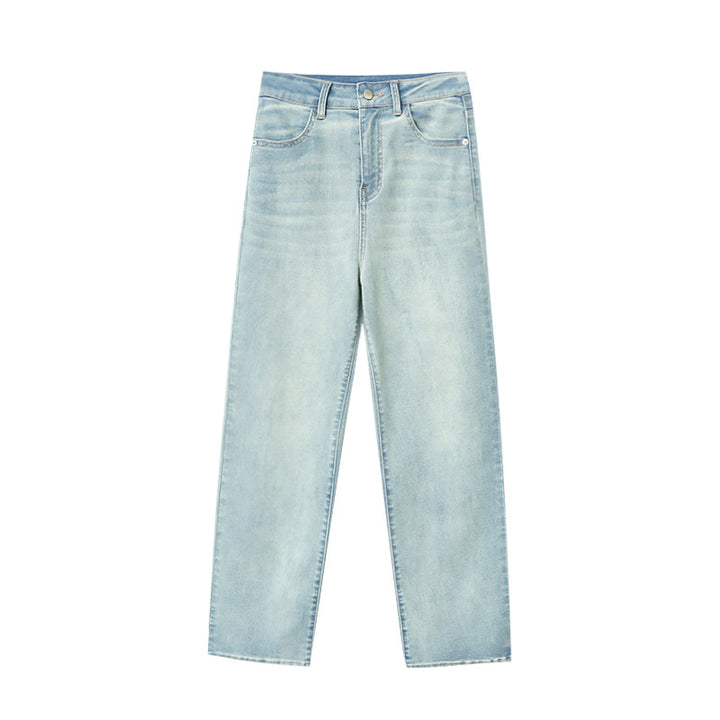 Damen Hochgeschnittene Jeans mit weitem Bein Drune