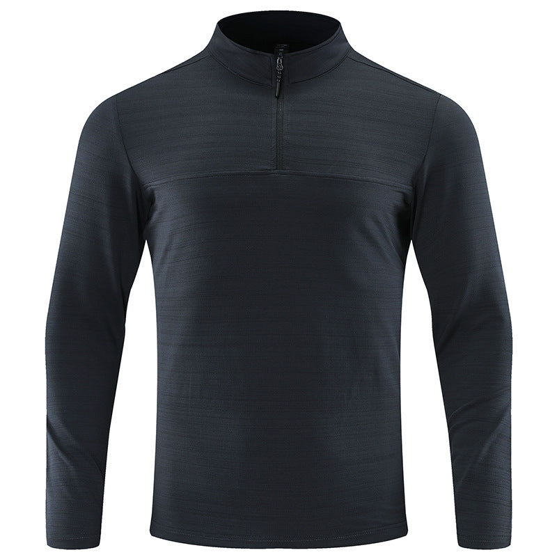 Herren Thermo-Langarmshirt mit Halbzip und Stehkragen Drune