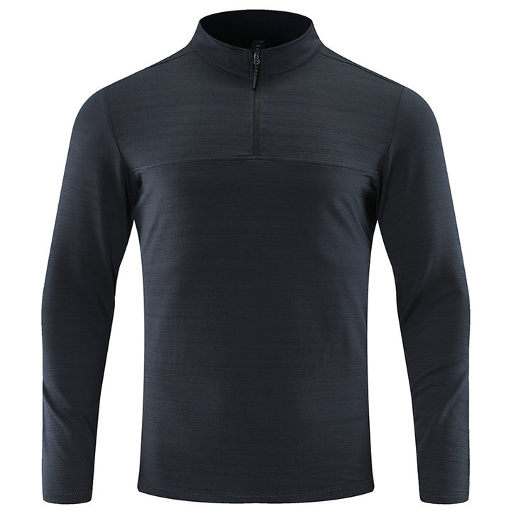 Herren Thermo-Langarmshirt mit Halbzip und Stehkragen Drune