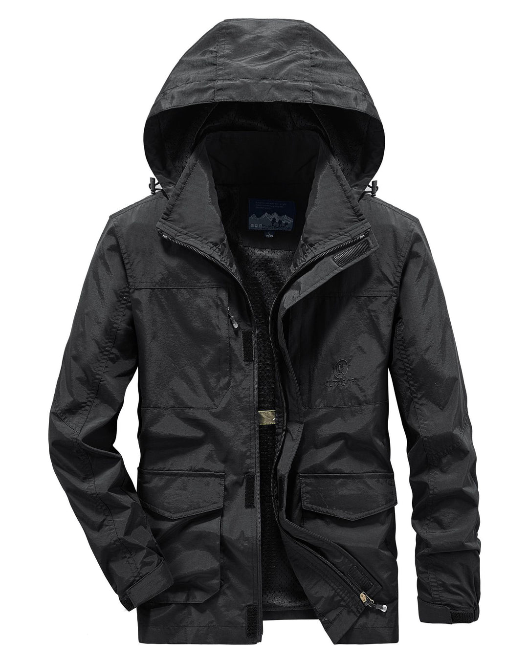 Herren Robuste Wetterjacke mit praktischen Taschen Drune