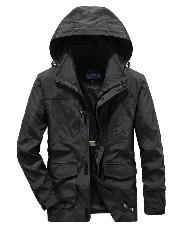 Herren Robuste Wetterjacke mit praktischen Taschen Drune