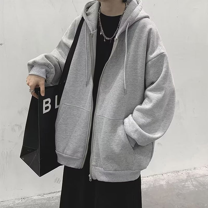 Damen Bequeme Oversized Kapuzenjacke Drune