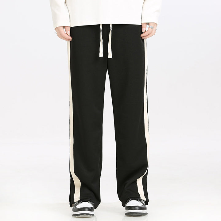 Herren Sportliche Lounge-Hose mit seitlichen Streifen Drune