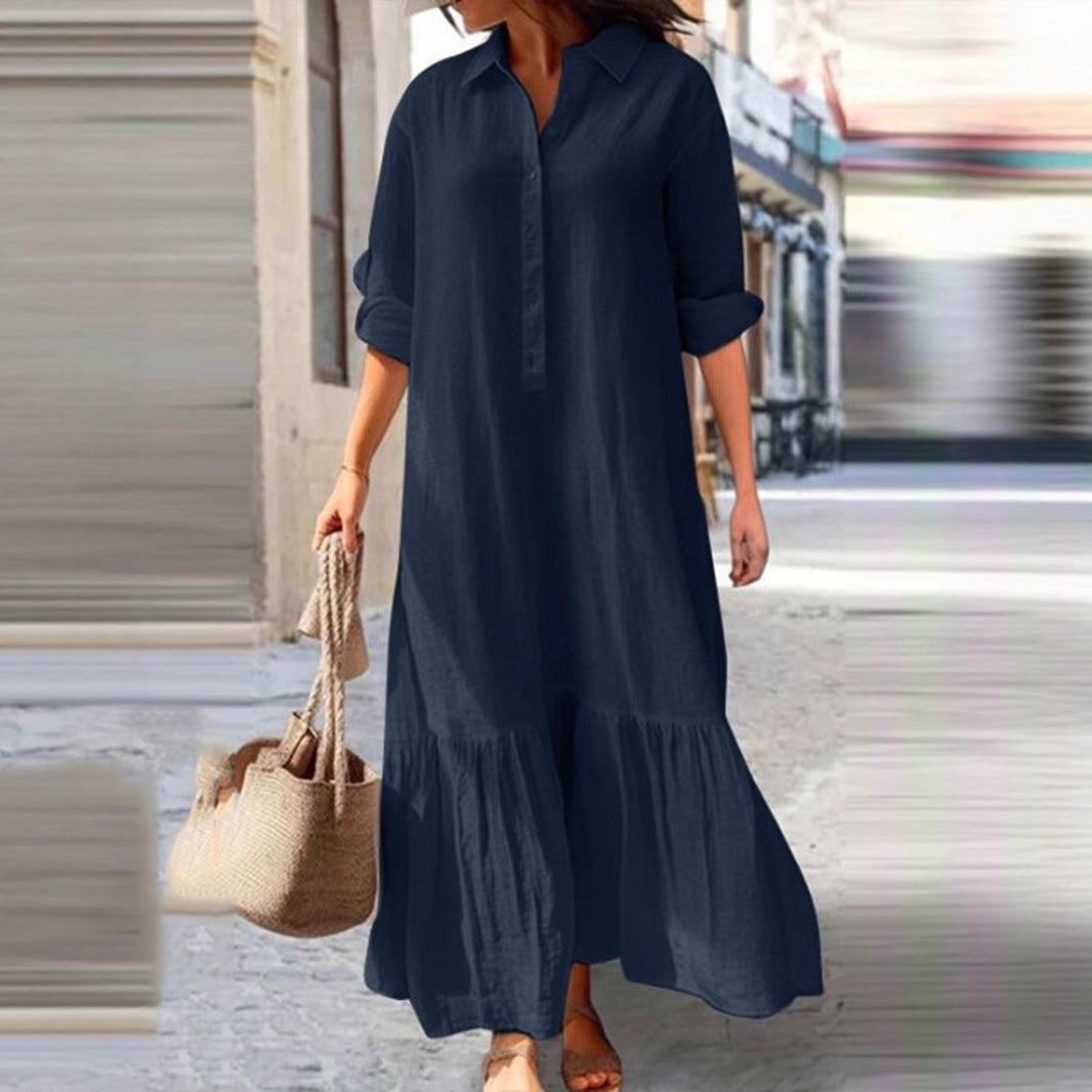 Damen Sommerkleid im lässigen Stil Drune