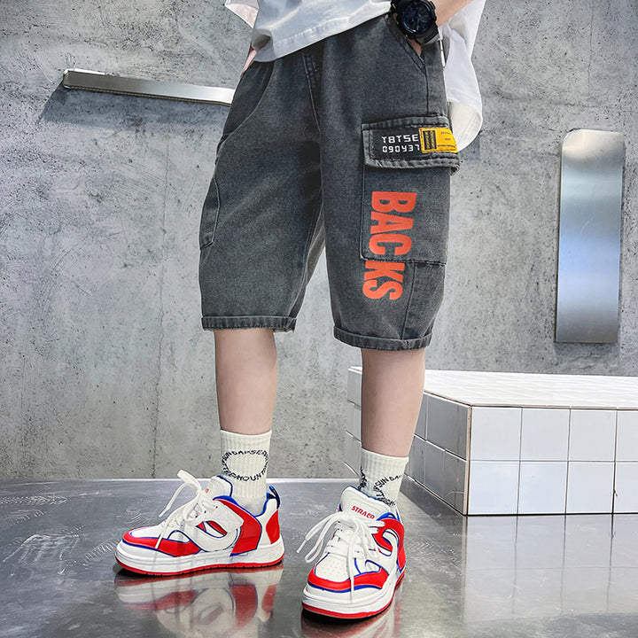 Unisex lässige Cargo-Shorts mit tiefen Taschen Drune