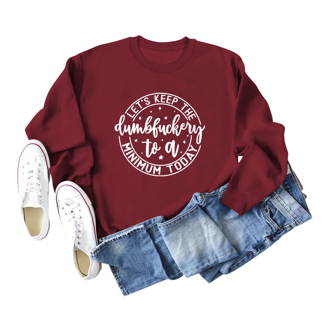 Damen grafisches Sweatshirt mit motivierendem Aufdruck Drune