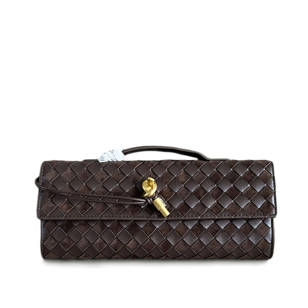 Damen Woven Leather Abendtasche Drune