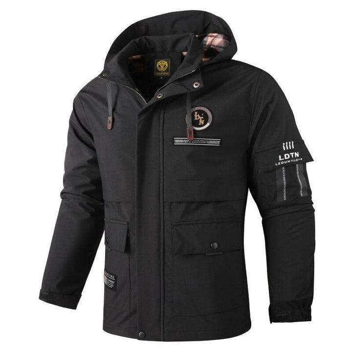 Herren Multifunktionale Outdoor-Jacke mit Kapuze Drune