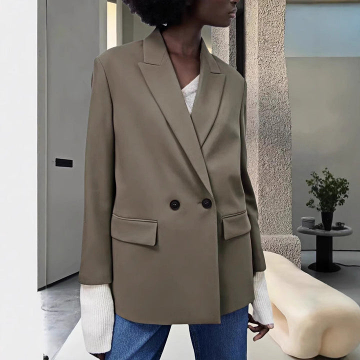 Damen Modischer und eleganter Oversized Blazer Drune