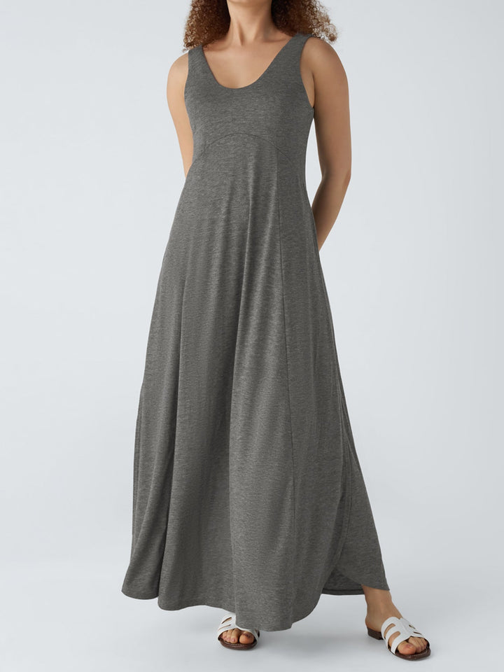 Damen Maxi-Kleid mit fließendem Schnitt und komfortablem Tragegefühl Drune